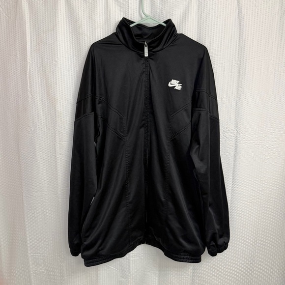 Nike Other - Nike Jacket Mens Large Black Air Full Zip Track Windbreaker Athletic Retro Style